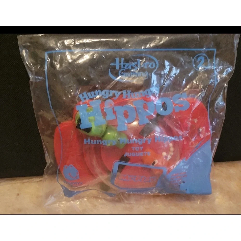 Hungry Hungry Hippos Board Game Mcdonald's Happy Meal Toys New Sealed